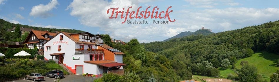 Speisegaststätte, Pension "Trifelsblick" in Wernersberg in der Pfalz