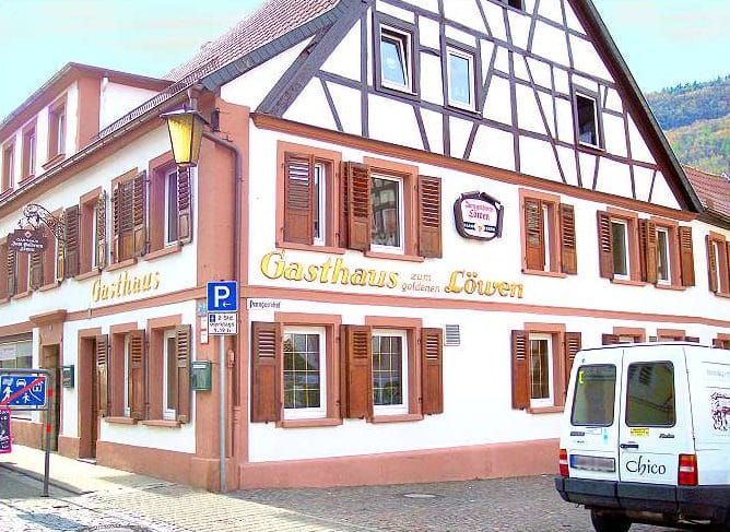 Gasthaus "Zum goldenen Löwen" in Annweiler in der Pfalz