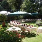 Der Garten der Waldgaststätte, Pension "Alte Schmelz" in Bad Dürkheim - Hardenburg in der Pfalz