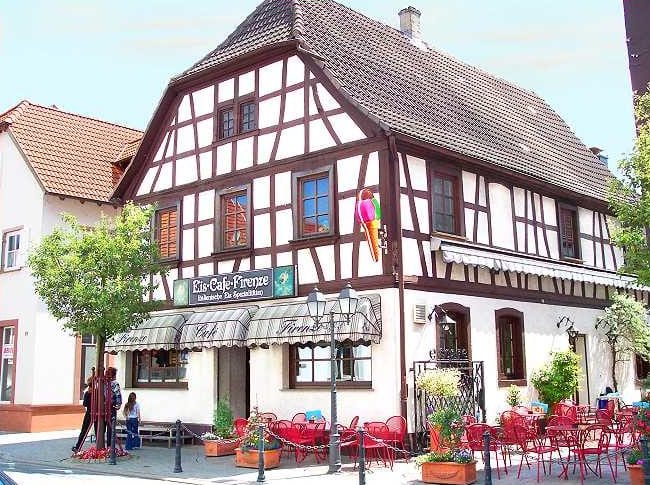 Eiscafé "Firenze" in Bellheim in der Pfalz