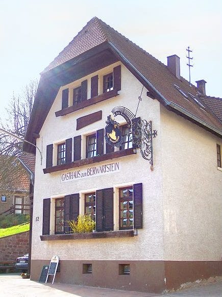 Gasthaus "Zum Berwartstein" in Erlenbach bei Dahn in der Pfalz