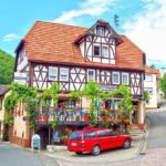Gasthaus, Hotel, Metzgerei "Zum goldenen Lamm" in Ramberg in der Pfalz
