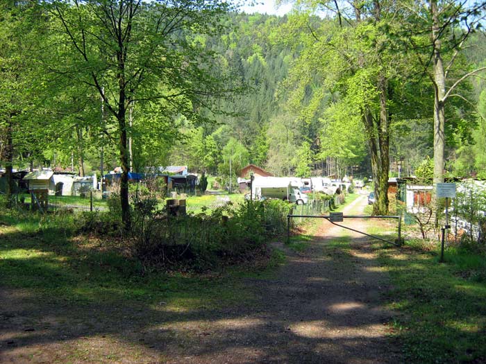 Naturcampingplatz Am Berwartstein in Erlenbach bei Dahn in der Pfalz