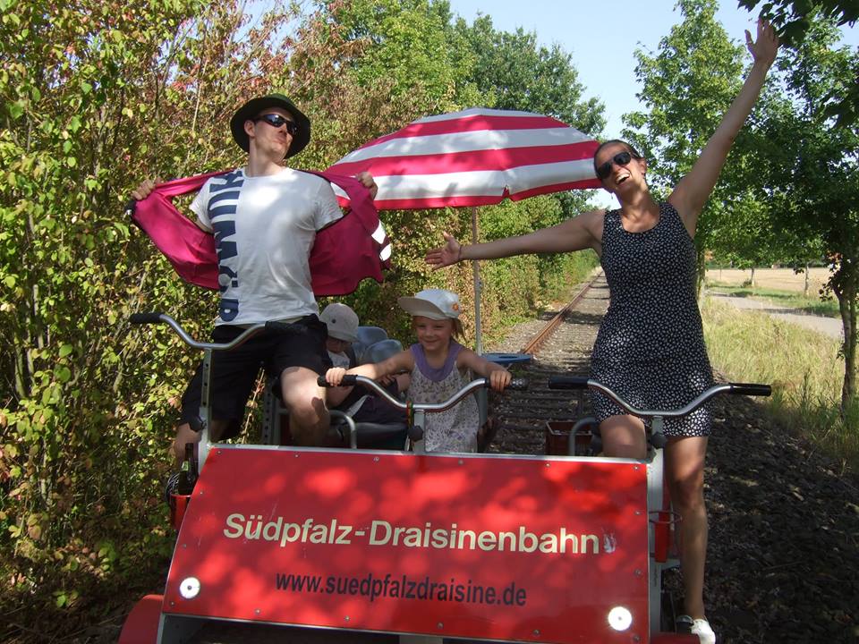 "Südpfalz Daisine" bis zu 40 km von Bornheim nach Westheim.