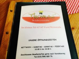 Thoma's Waldweinstube in Forst