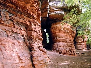 Die Altschlossfelsen bei Eppenbrunn