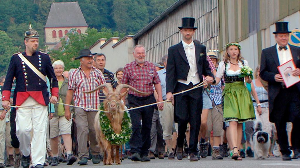 Geißbockmarsch von Lambrecht nach Deidesheim