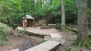 Walddusche in Gleisweiler