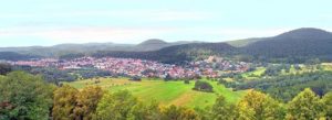 Dahn in der Pfalz - Blick von Burg Altdahn aus