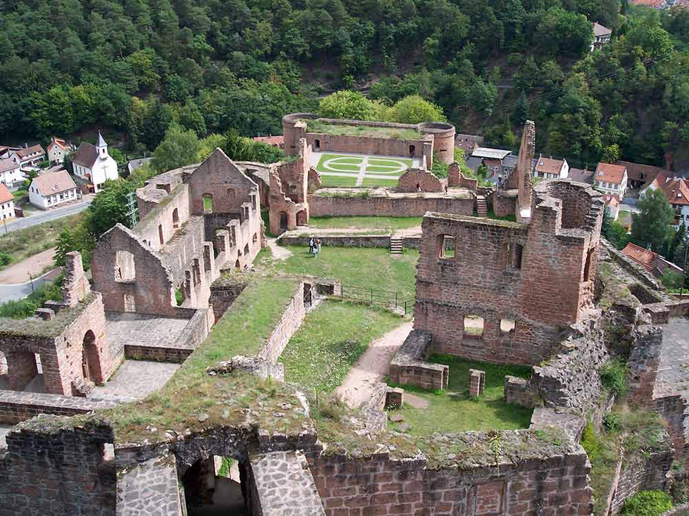 Burg-, Schloss- und Festungsruine Hardenburg bei Bad Dürkheim