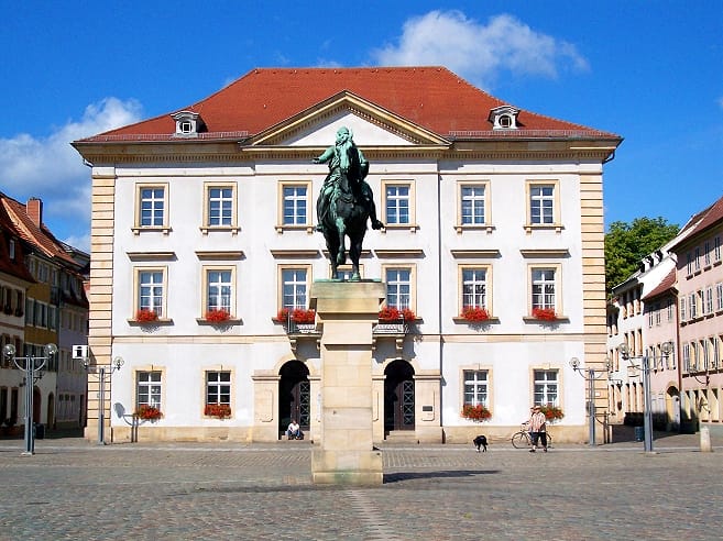 Das Rathaus in Landau in der Pfalz