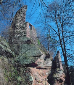 Burg Breitenstein bei Bad Dürkheim in der Pfalz