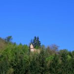 Reste der Burgruine Breitenstein bei Esthal in der Pfalz