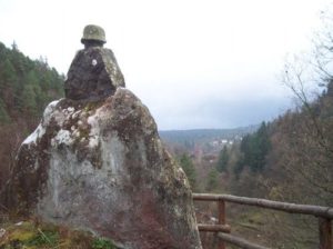 Der Ehrenfels bei Elmstein im Pfälzerwald
