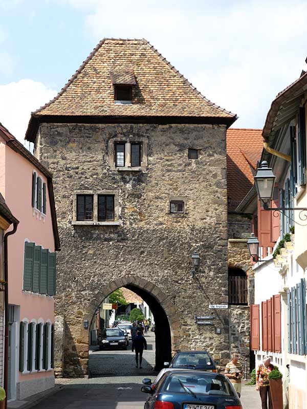 Haintor in Freinsheim in der Pfalz