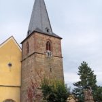 Protestantische Pfarrkirche in Godramstein bei Landau in der Pfalz