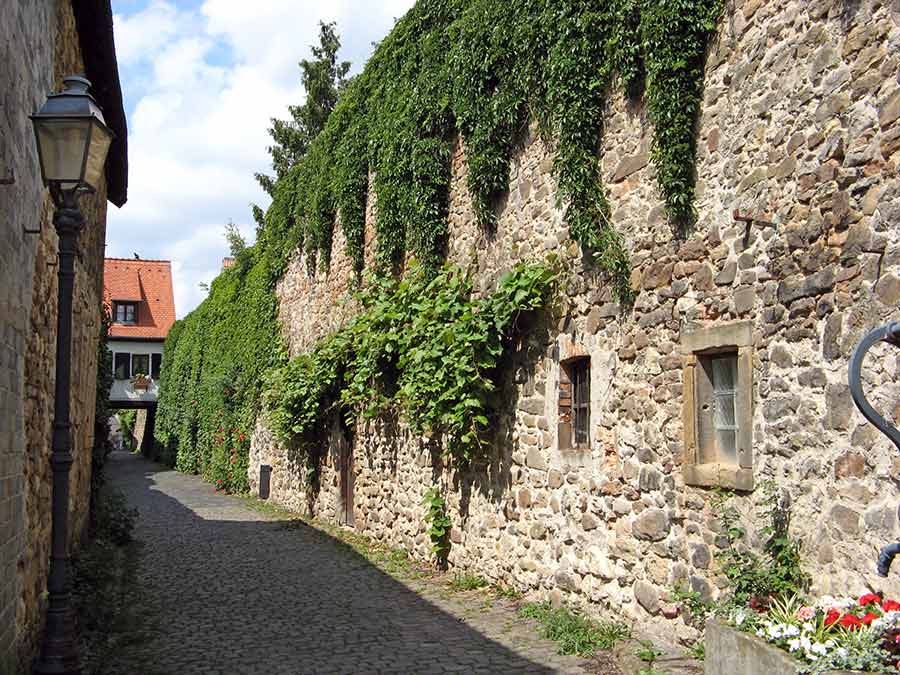 Stadtmauer in Freinsheim in der Pfalz