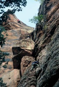 Kletterfelsen im Pfälzerwald