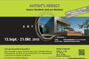 Herbstausschank im Weingut Anton