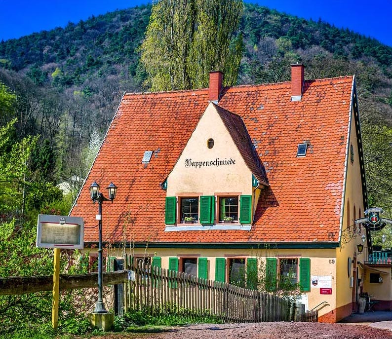Restaurant, Biergarten "Wappenschmiede" in Sankt Martin in der Pfalz