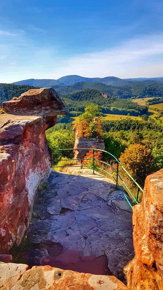 Burgruine Drachenfels bei Busenberg in der Pfalz