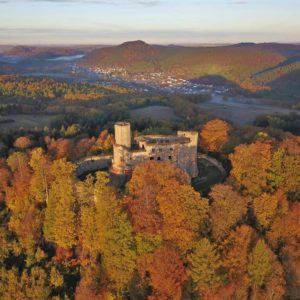 Burgruine "Gräfenstein" bei Merzalben in der Pfalz
