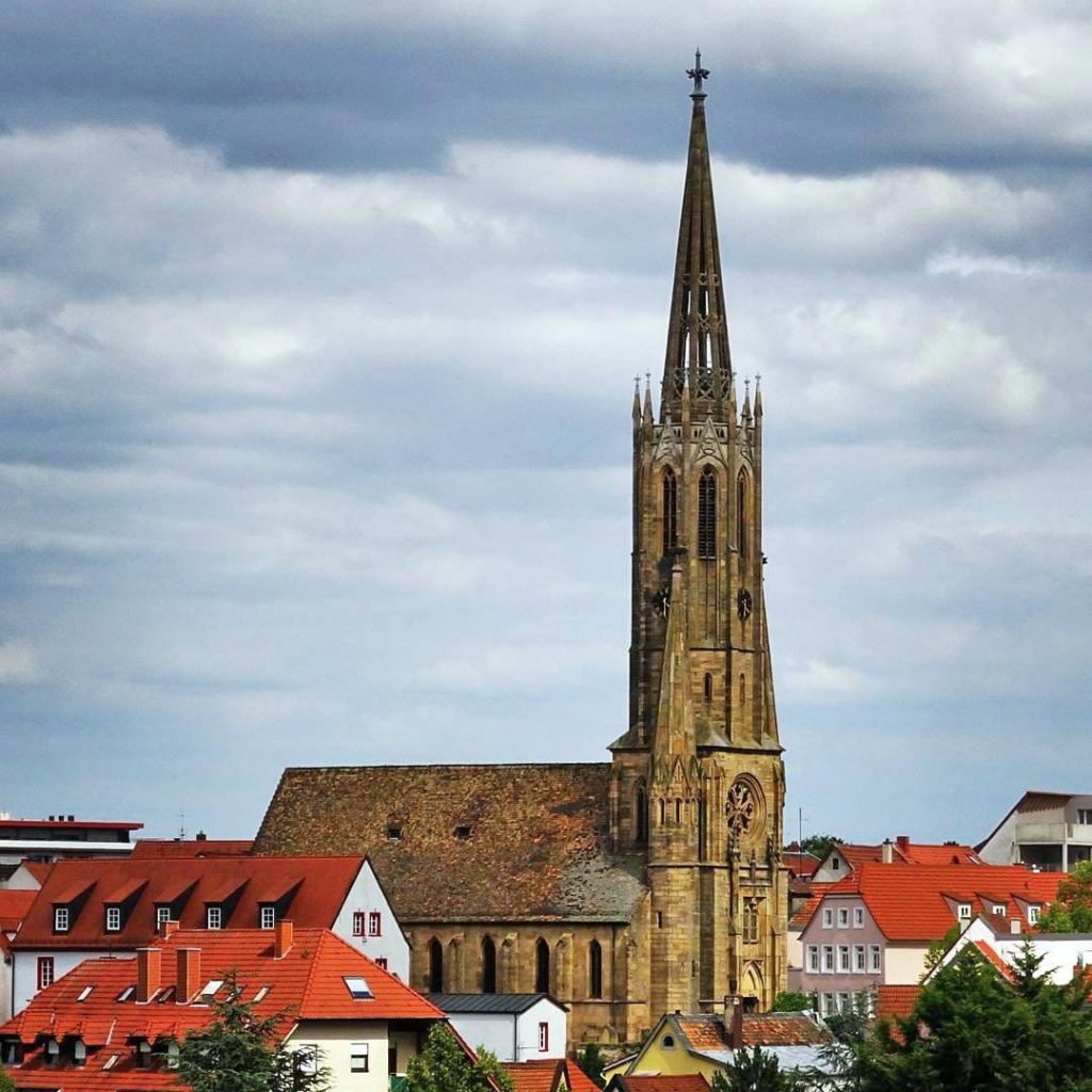 Die evangelische Schloßkirche in Bad Dürkheim