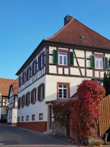 Historisches Fachwerkhaus in Rheinzabern in der Pfalz