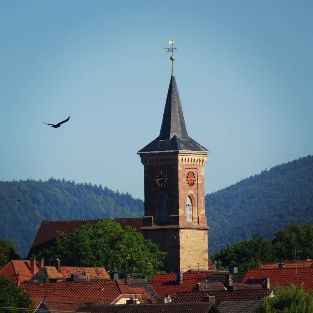 Protestantische Pfarrkirche in Landau - Nußdorf in der Pfalz