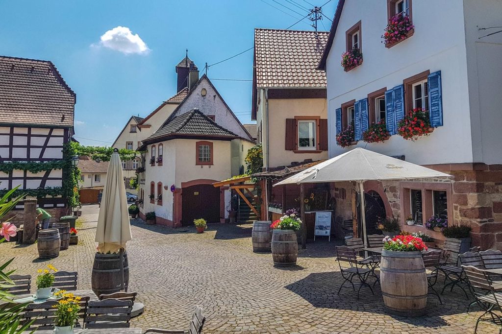 Die Winzergasse in Gleiszellen in der Pfalz - Foto: Andreas Ott