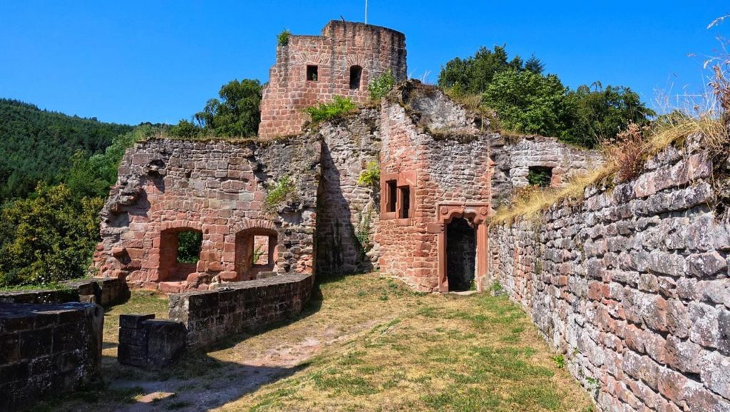 Die Hardenburg in Bad Dürkheim in der Pfalz