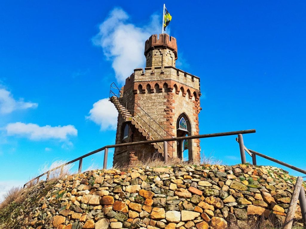 Der Flaggenturm - "Kaffeemühlchen" südwestlich von Bad Dürkheim