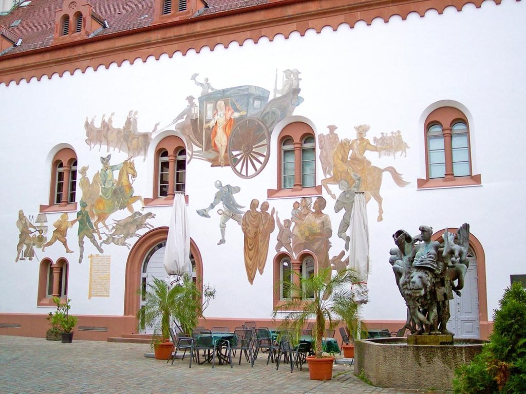 Das alte Kaufhaus in Landau in der Pfalz