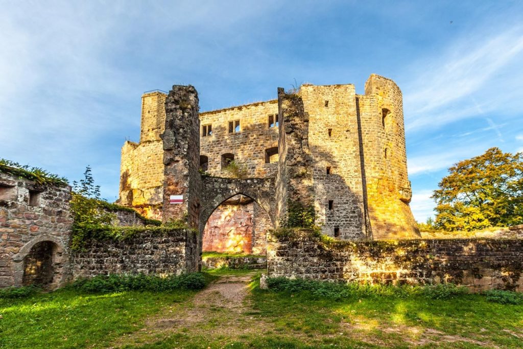 Burgruine Gräfenstein bei Merzalben in der Pfalz