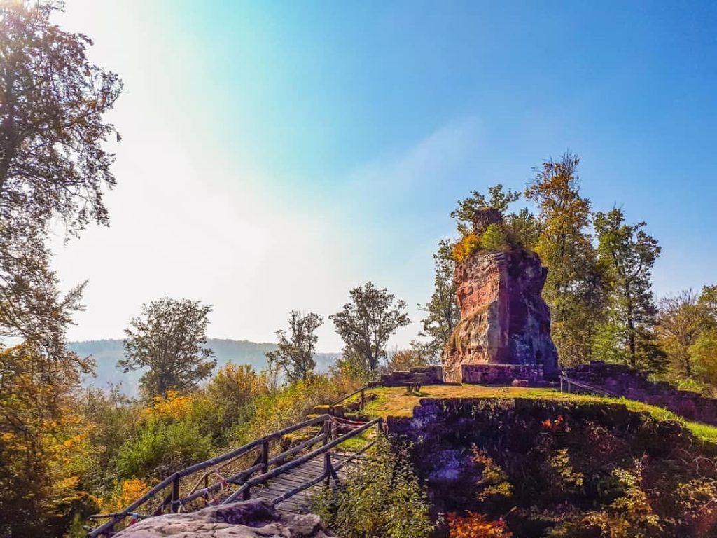 Burg Beilstein bei Kaiserslautern in der Pfalz