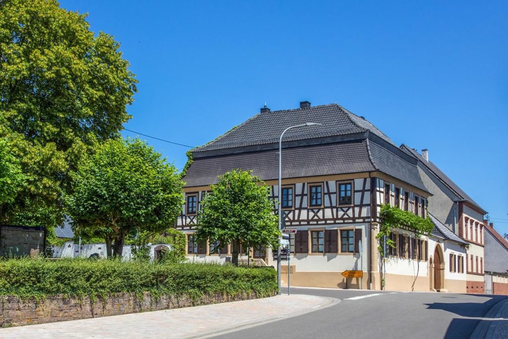Fachwerkhaus in Minfeld in der Pfalz
