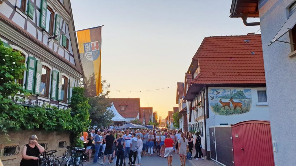 Weinfest in Mühlhofen in der Pfalz