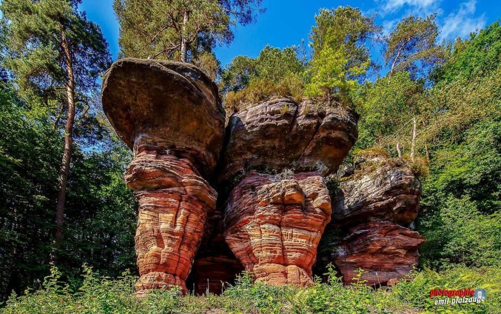 Der Bruderfelsen in Rodalben - Foto: emil-pfalzauge.de