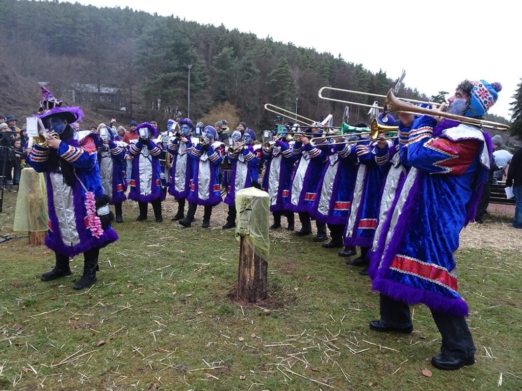 Guggemusik auf dem Knutfest in Weidenthal in der Pfalz