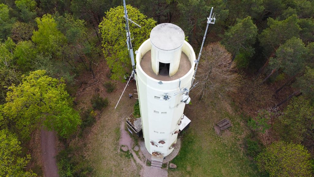 Der Stäffelsbergturm bei Dörrenbach im Pfälzerwald