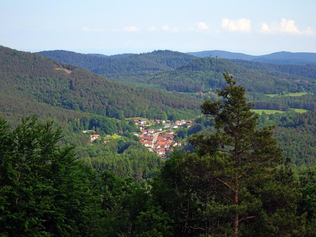 Darstein im Dahner Felsenland, Pfälzerwald, Wasgau in der Südwestpfalz