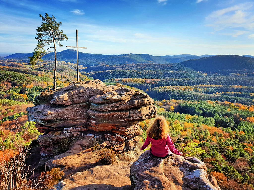 Rötzenfelsen bei Gossersweiler-Stein im Pfälzerwald