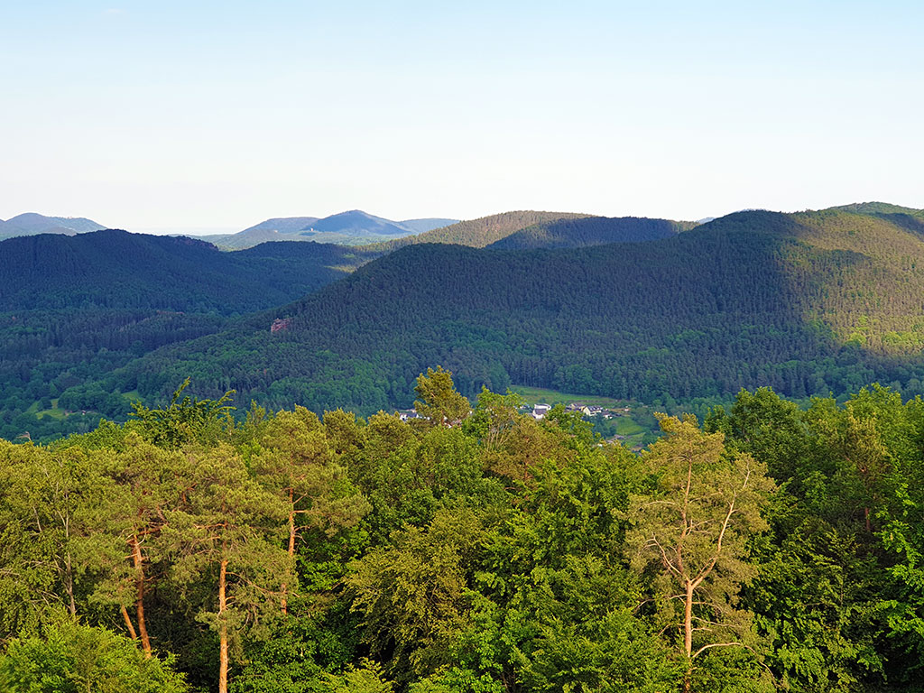 Schwanheim - Blick vom Hühnerstein