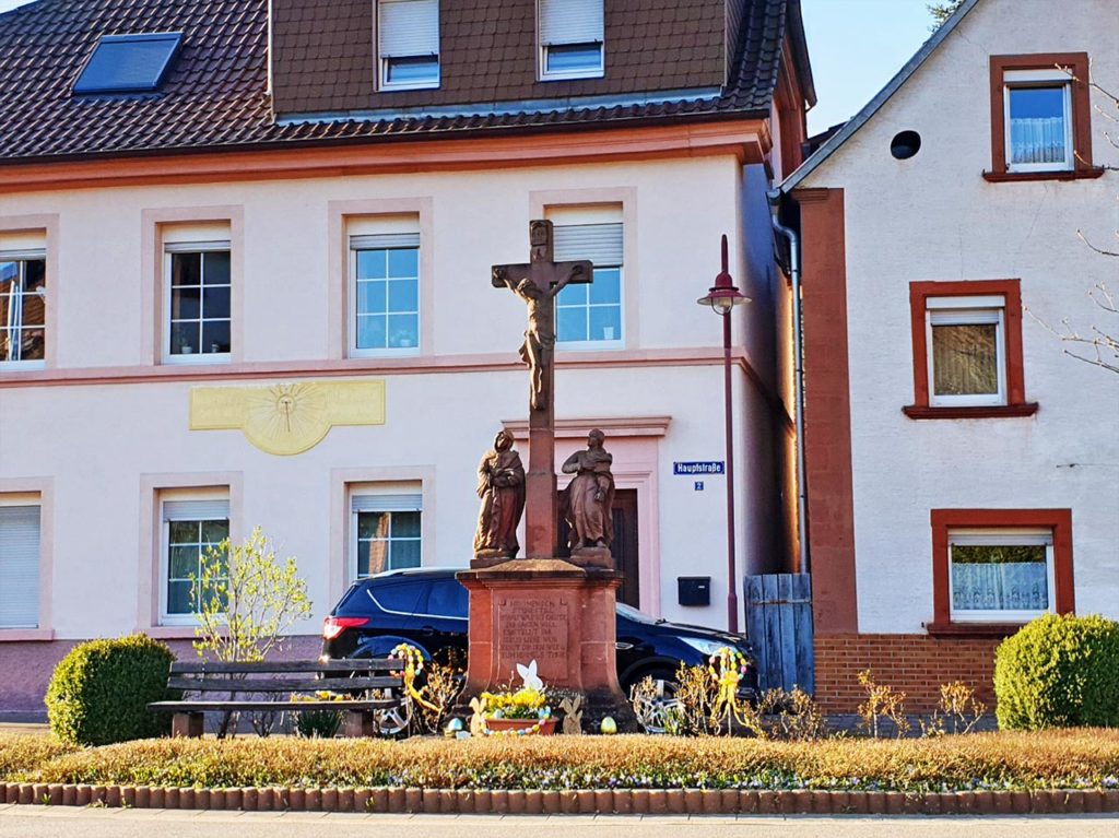 Wegekreuz in Schwanheim in der Pfalz