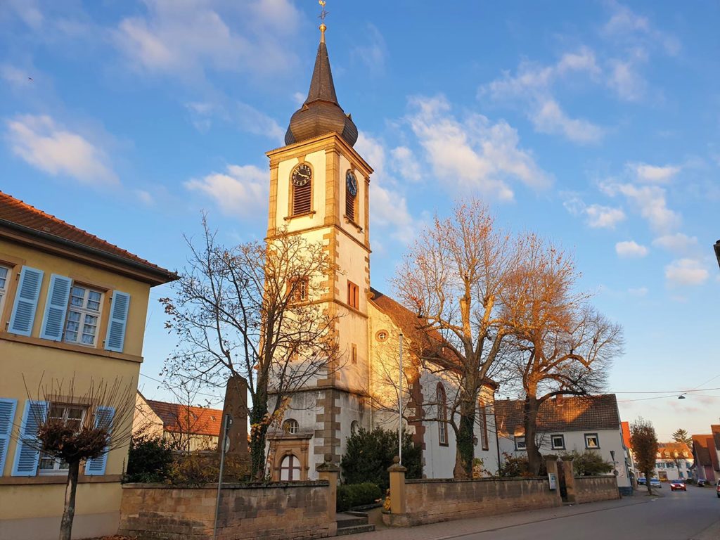 Evangelische Pfarrkirche in Weingarten in der Pfalz