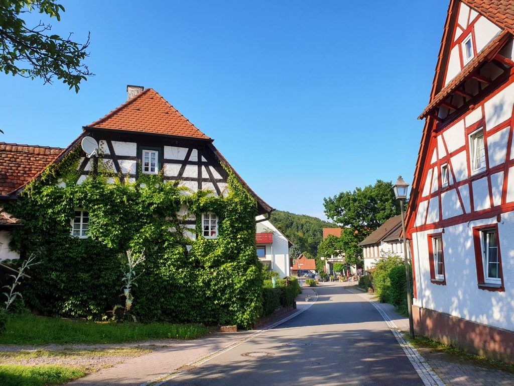 Fachwerkhäuser in Nothweiler in der Pfalz