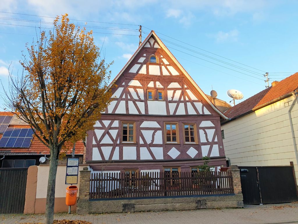 Fachwerkhaus in Weingarten in der Pfalz