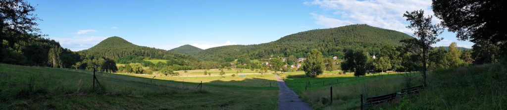 Panorama Nothweiler im Pfälzerwald
