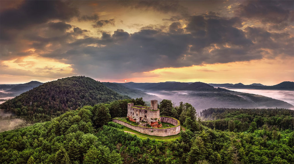 Burg Gräfenstein bei Merzalben in der Pfalz