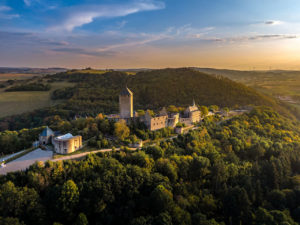 Burganlage Lichtenberg bei Thallichtenberg im Landkreis Kusel in der Pfalz